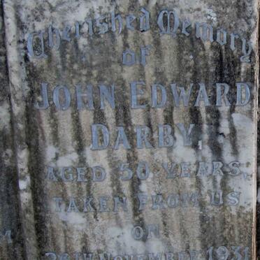 DARBY John Edward -1931