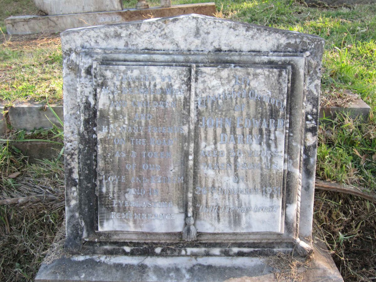 DARBY John Edward -1931