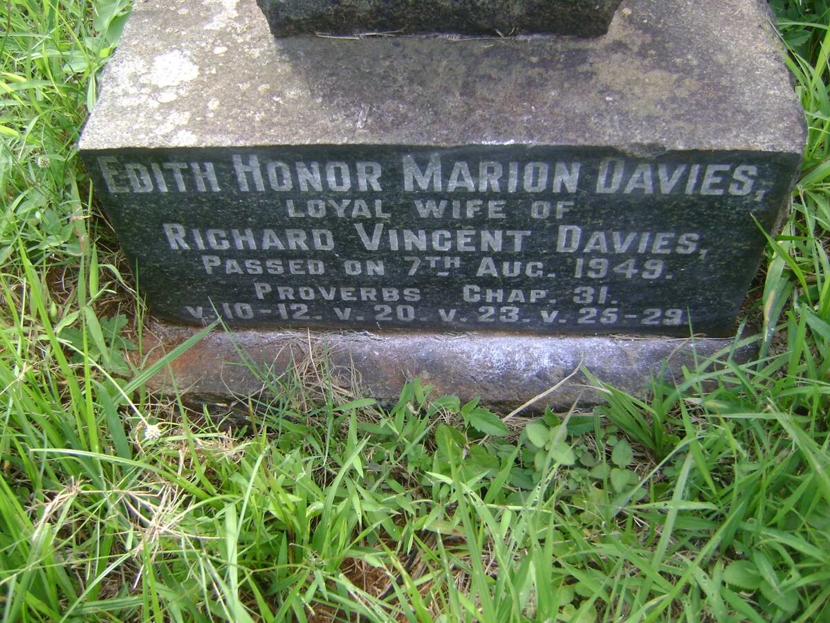 DAVIES Edith Honor Marion -1949
