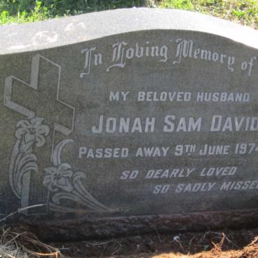 DAVID Jonah Sam -1974