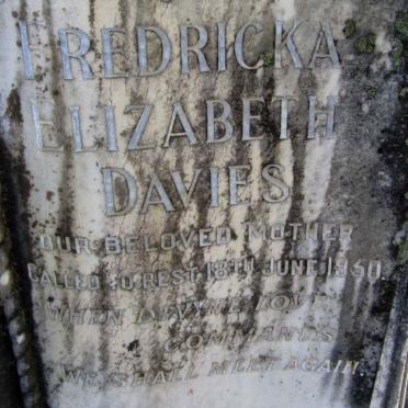 DAVIES Fredricka Elizabeth -1950 :: MILNER Donald -1948