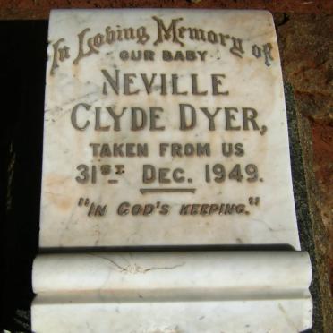 DYER Neville Clyde -1949