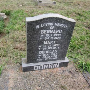 DORKIN Bernard 1888-1973 :: DORKIN Mary 1892-1974 :: DORKIN Douglas 1934-1998