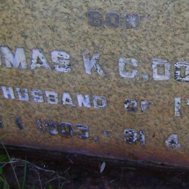 DOUGAL John 1875-1943 :: DOUGAL Ann B.J. 1898-1967 :: DOUGAL Thomas K.C. 1903-1977