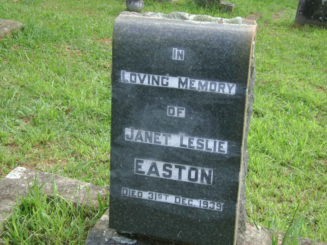 EASTON Janet Leslie -1939