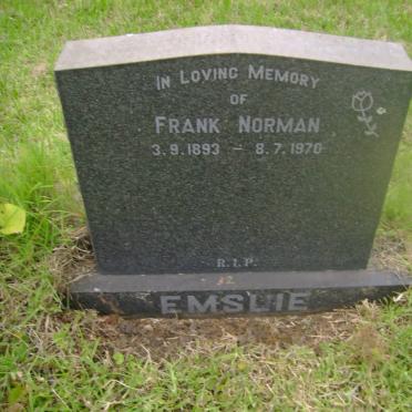 EMSLIE Frank Norman 1893-1970