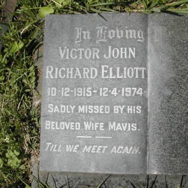 ELLIOTT Victor John Richard 1915-1974