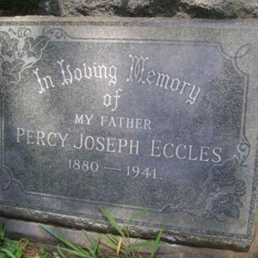 ECCLES Percy Joseph 1880-1941