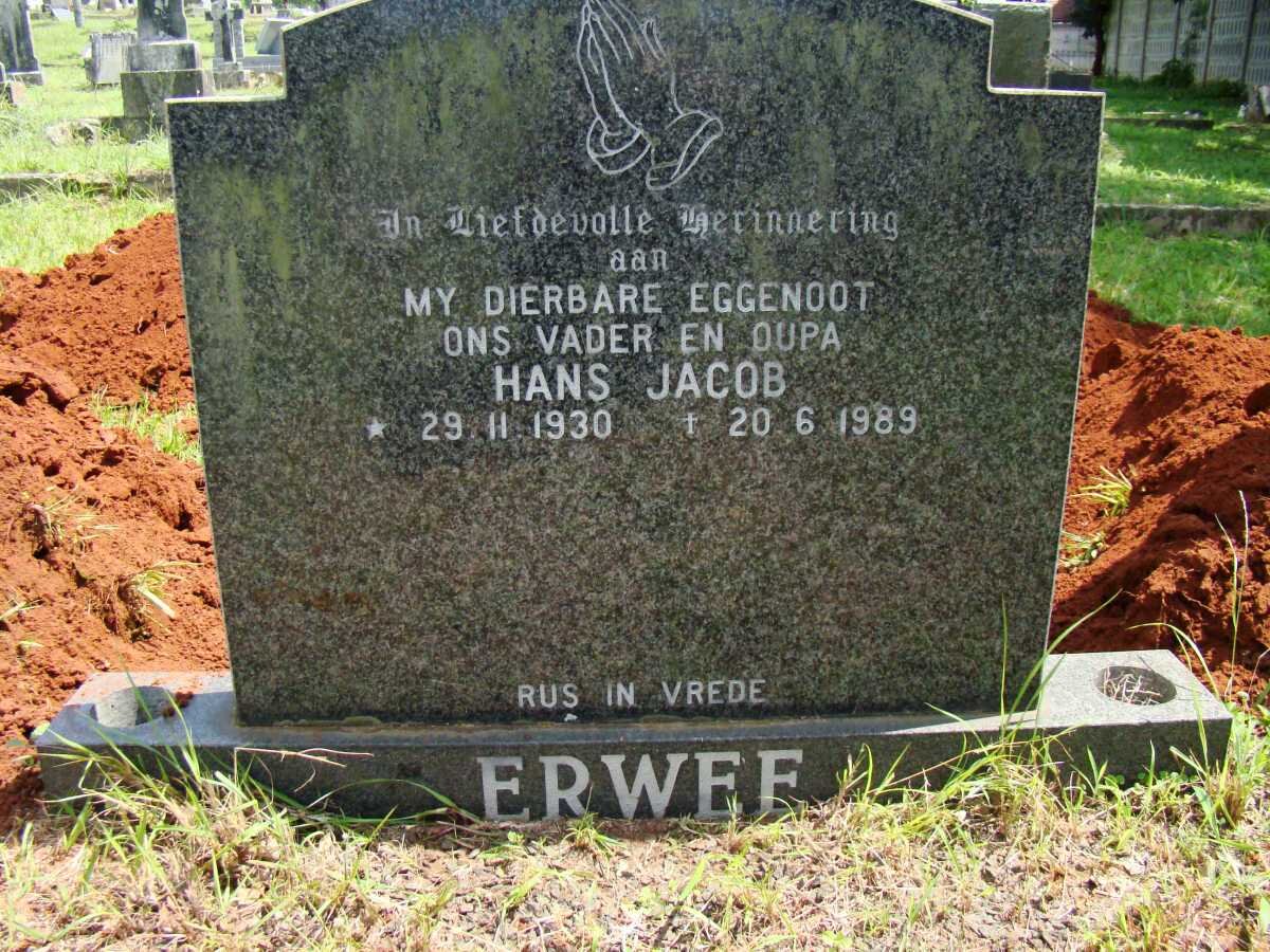 ERWEE Hans Jacob 1930-1989