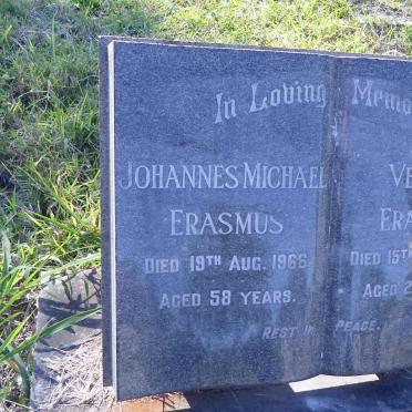ERASMUS Johannes Michael -1966 :: ERASMUS Vernon -1966