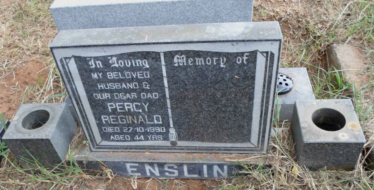ENSLIN Percy Reginald -1990