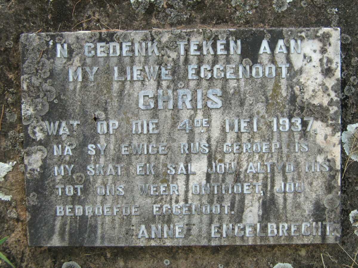 ENGELBRECHT Chris -1937