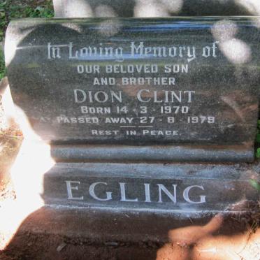 EGLING Dion Clint 1970-1979