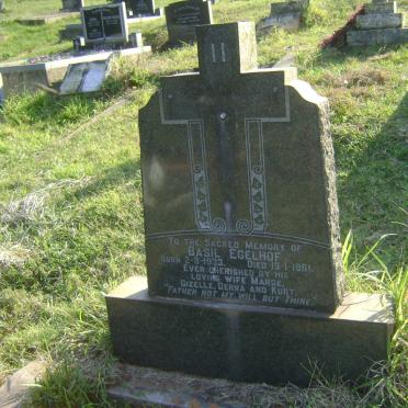 EGELHOF Basil 1933-1961