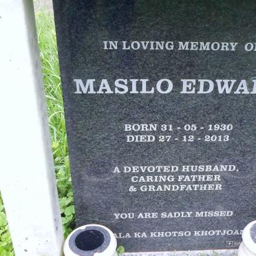 ESEU Masilo Edward 1930-2013 