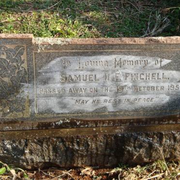 FINCHELL Samuel D.E. -1952