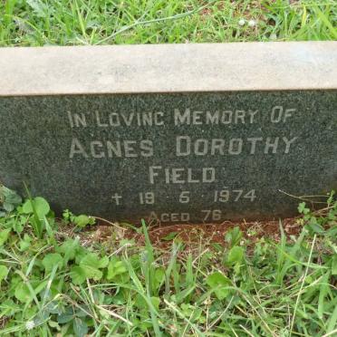 FIELD Agnes Dorothy -1974