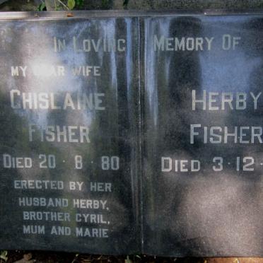 FISHER Herby -1981 &amp; Chislaine -1980