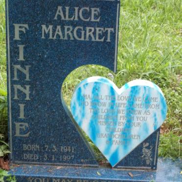 FINNIE Alice Margaret 1941-1997