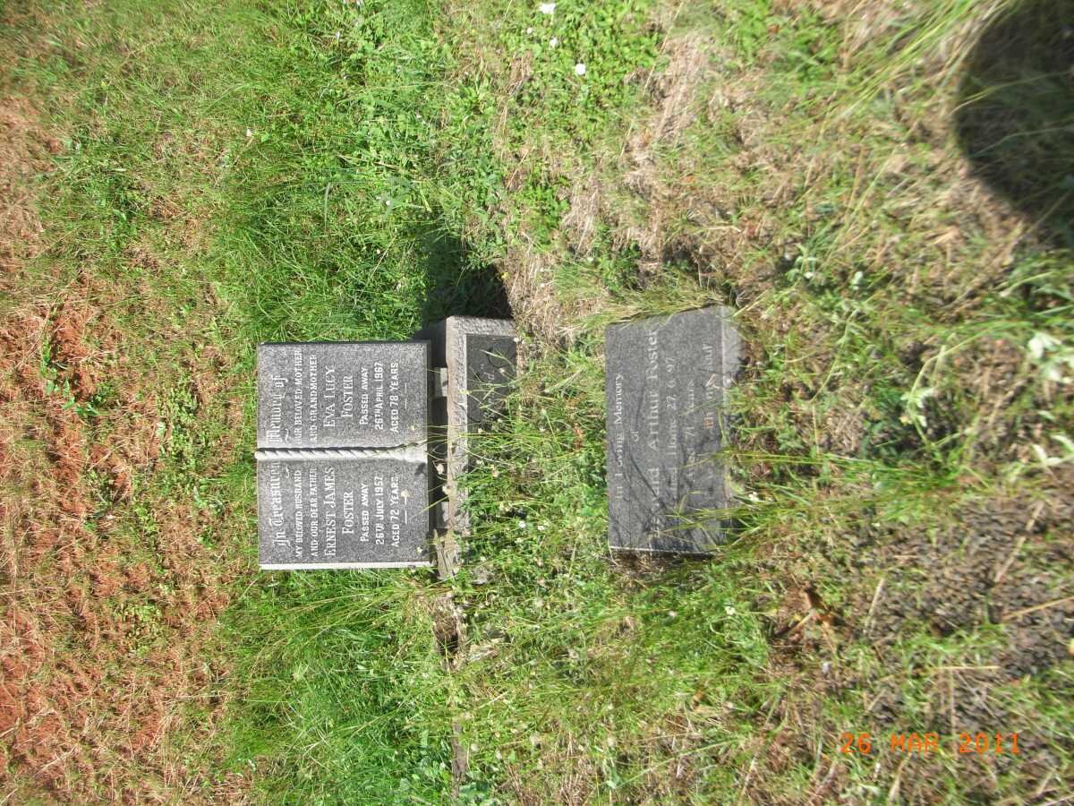 FOSTER Ernest James -1957 &amp; Eva Lucy -1967 :: FOSTER Bernard Arthur -1997