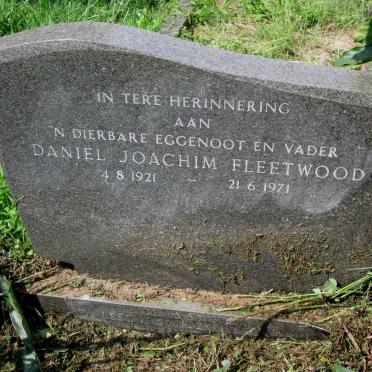 FLEETWOOD Daniel Joachim 1921-1971