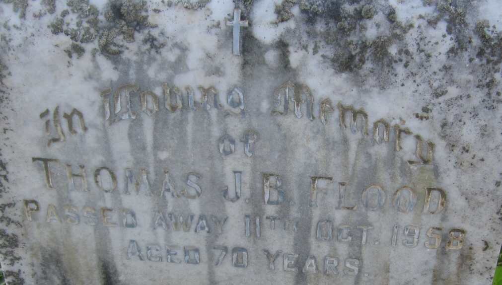 FLOOD Thomas J.B. -1958