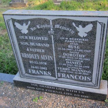 FRANCOIS Bull 1907-1969 &amp; Dorothy 1914-2002 :: FRANCOIS Daniel 1941-1998