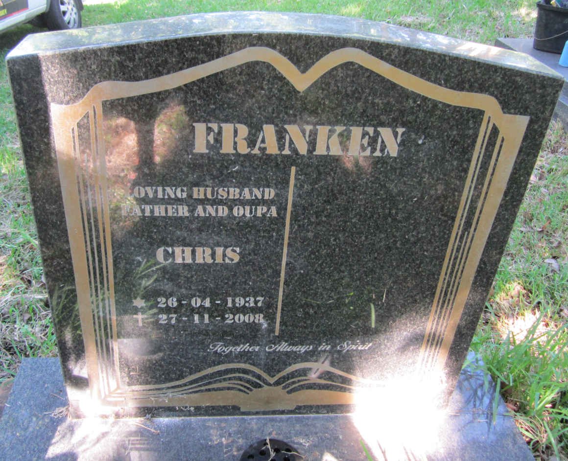 FRANKEN Chris 1937-2008