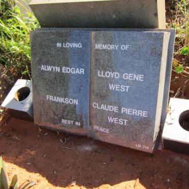 FRANKSON Alwyn Edgar :: WEST Lloyd Gene -1978 :: WEST Claude Pierre -1989