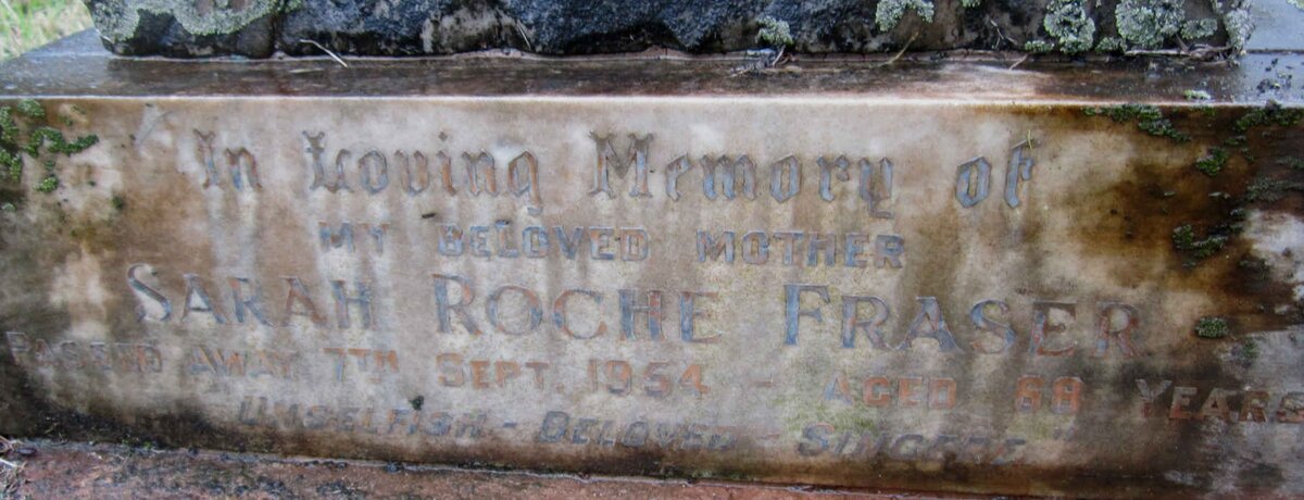 FRASER Sarah Roche -1954
