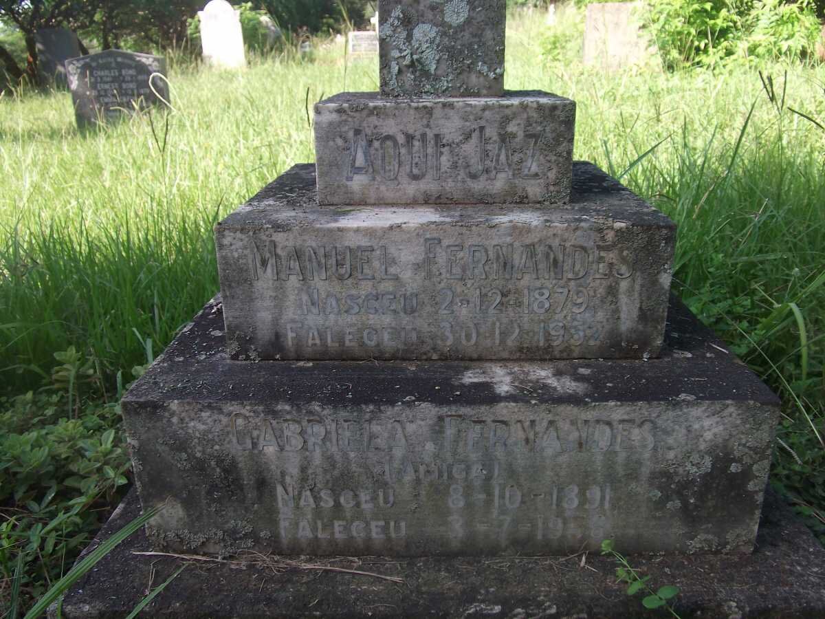 FERNANDES Manuel 1879-1952 &amp; Gabriela 1891 -1956