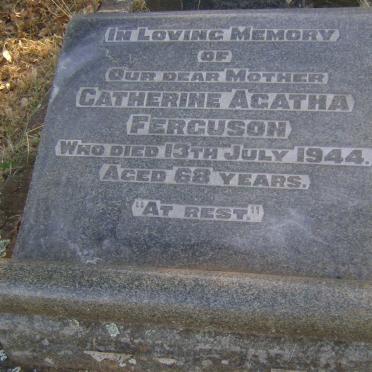 FERGUSON Catherine Agatha -1944