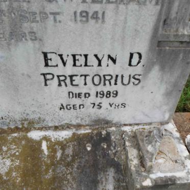 PRETORIUS Evelyn D. -1989