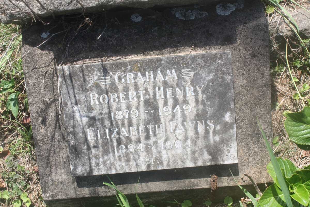 GRAHAM Robert Henry 1879-1949 &amp; Elizabeth Fawns 1884-1964