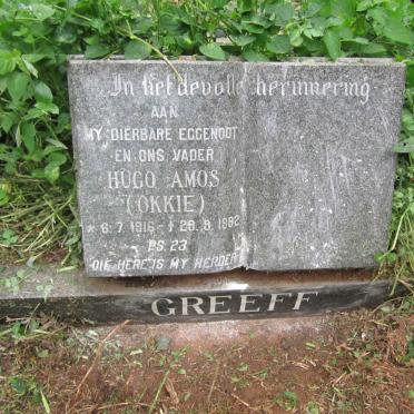 GREEFF Hugo Amos 1916-1982