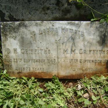 GRIFFITHS D.H. -1945 :: GRIFFITHS M.M. -1954
