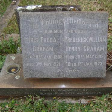 GRAHAM Frederick William Henry 1908-1973 &amp; Iris Freda 1908-1971