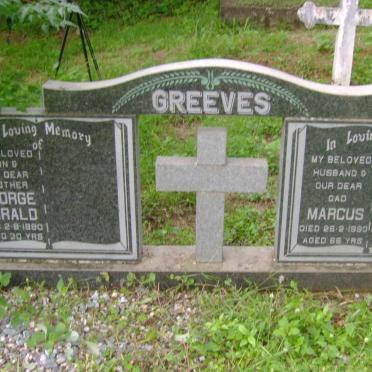 GREEVES George Gerald -1990 :: GREEVES Marcus -1990 &amp; Ann 1995