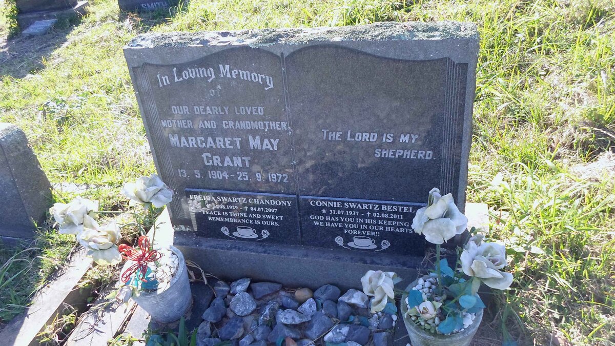  GRANT Margaret May 1904-1972 :: CHANDONY Freida Swartz 1929-2007 :: BESTEL Connie Swartz 1937-2011
