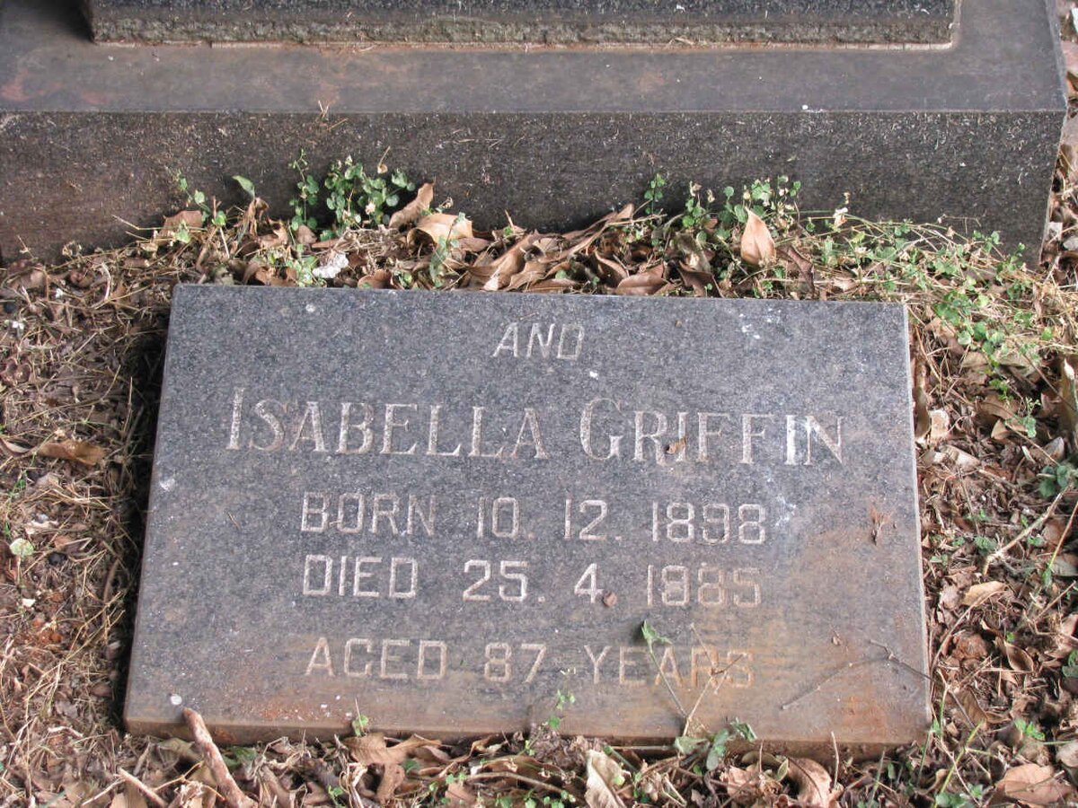 GRIFFIN Isabella 1898-1985