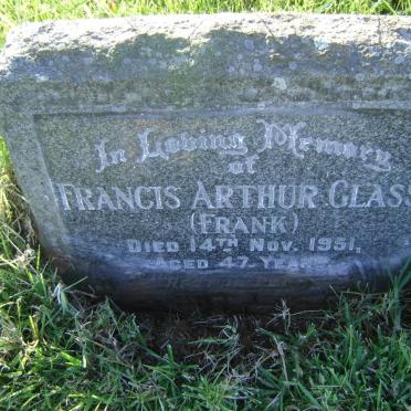 GLASS Francis Arthur -1951