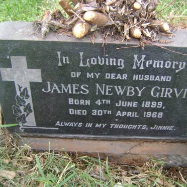 GIRVIN James Newby 1899-1968