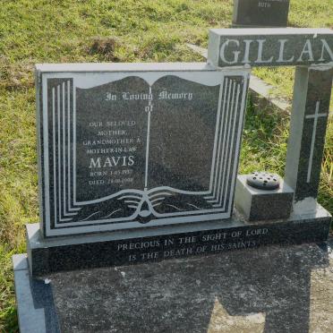 GILLAN Mavis 1937-2000