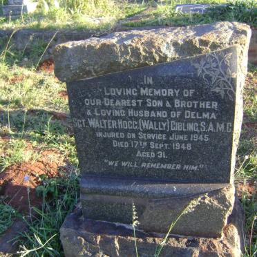 GIBLING Walter Hogg -1948