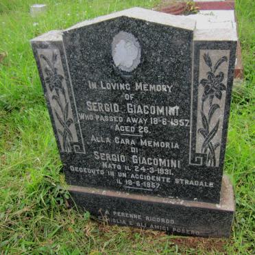 GIACOMINI Sergio 1931-1957