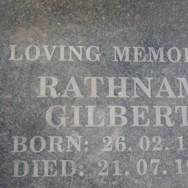 GILBERT Rathnam 1910-1995