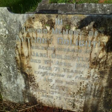 GOLIGHTLY Anthony -1941 &amp; Jane -1951