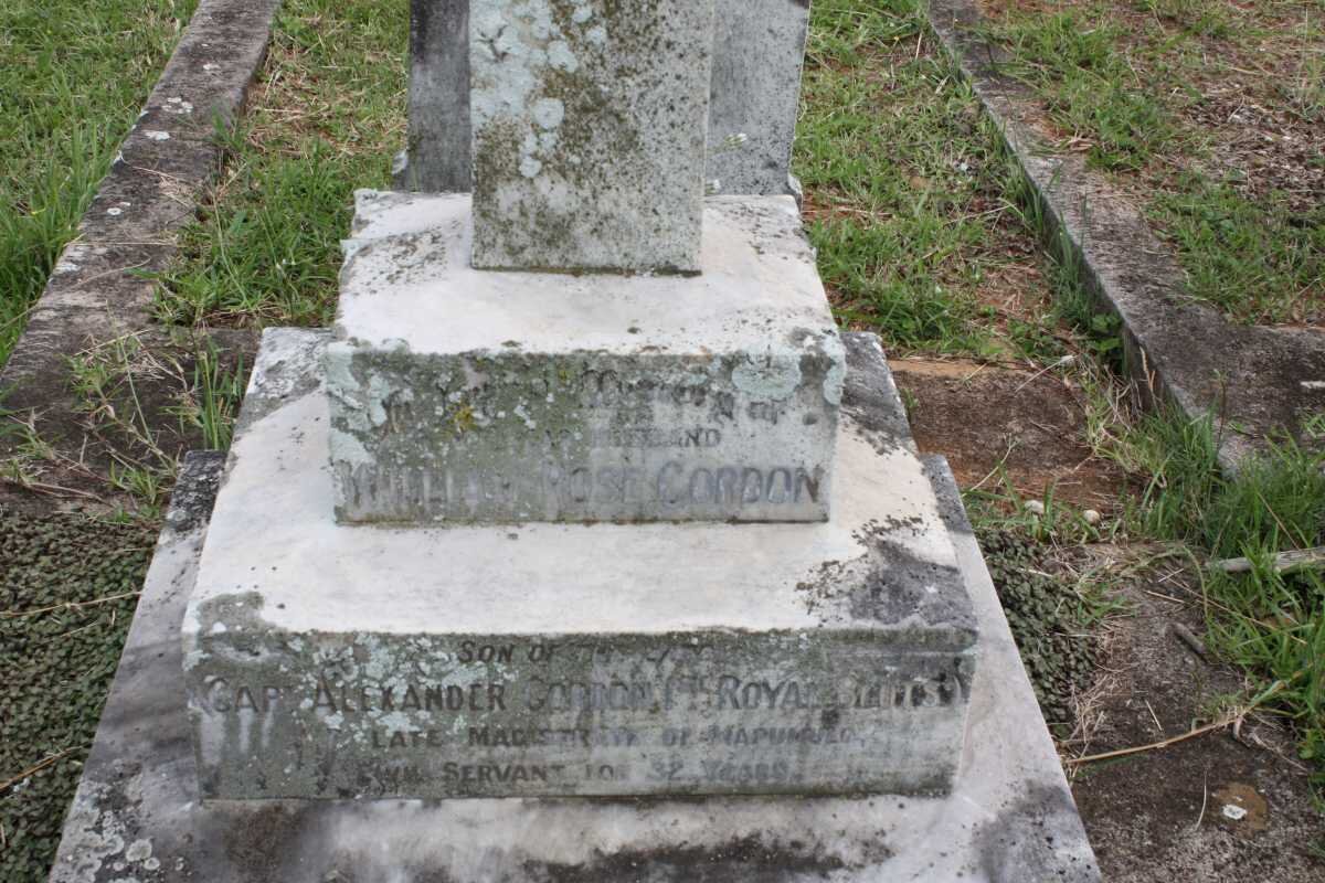 GORDON William Rose :: GORDON Lavinia Araminta :: BAYLY Henry John -1930