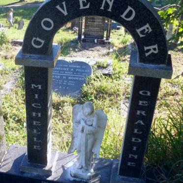 GOVENDER Patrick Stephen -1961 :: GOVENDER Michelle Geraldine 1977-2001