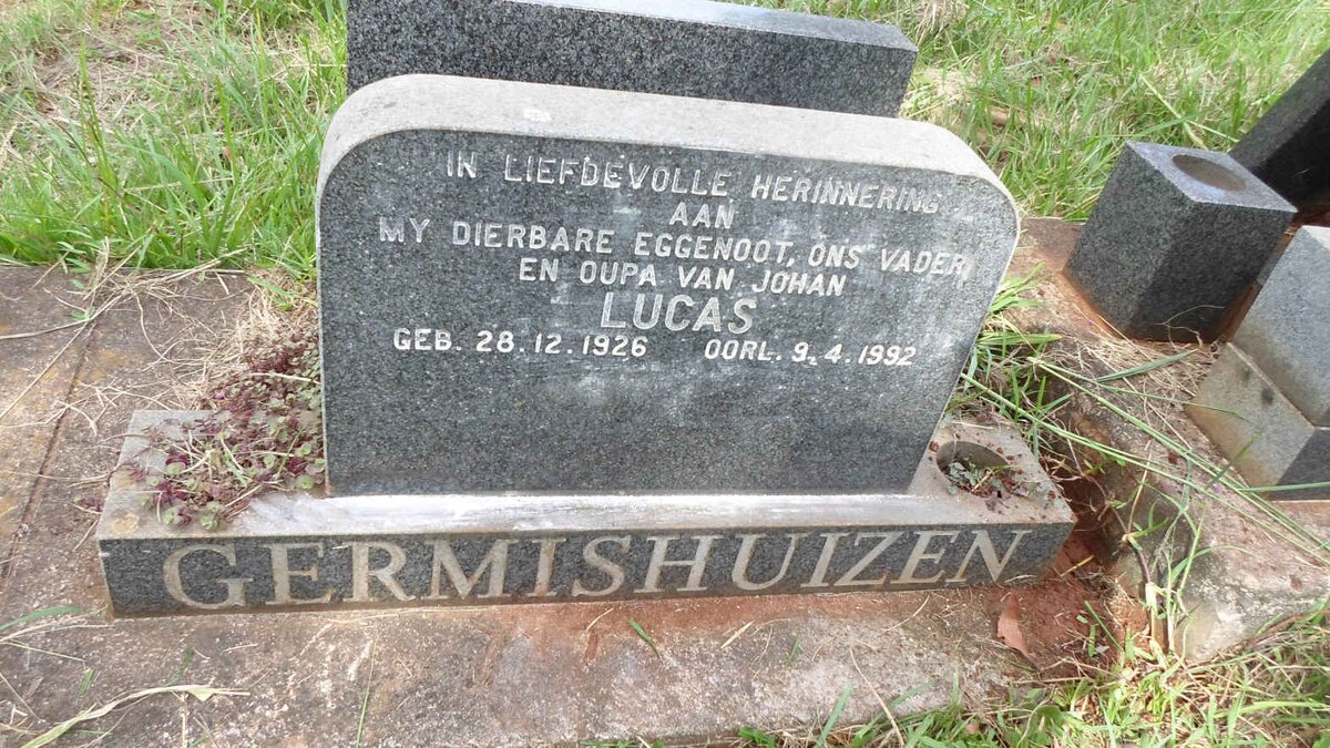 GERMISHUIZEN Lucas 1926-1992